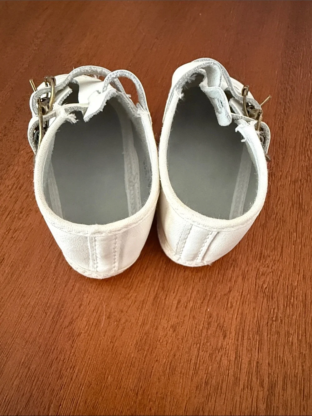 Vintage Baby Deer White Girls' Leather Mary Jane Shoes